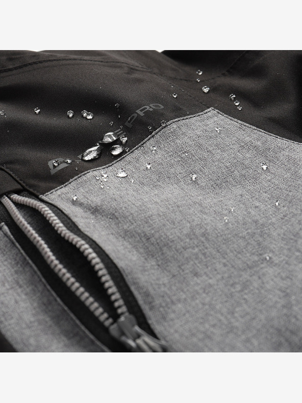 ALPINE PRO Kinderskijacke mit ptx-Schneemembran ALPINE PRO COMEDO schwarz