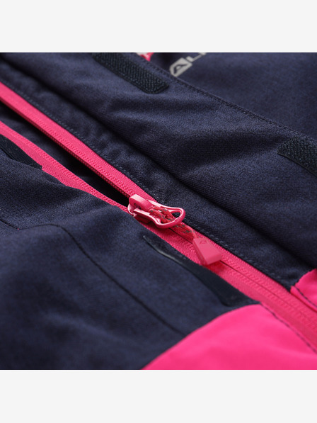 ALPINE PRO Kinderskijacke mit ptx-Membran ALPINE PRO MELEFO diva pink