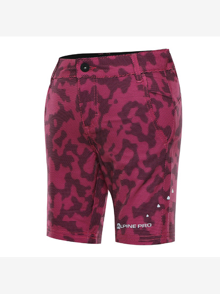 ALPINE PRO Schnelltrocknende Kinder-Softshell-Shorts ALPINE PRO TRENTO 2 magenta variante pa