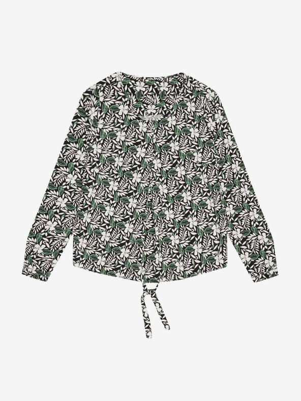 Moodo Einfarbiges Viskose-Shirt Moodo