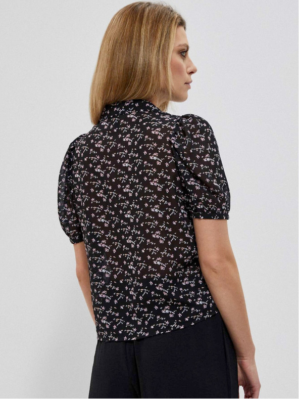 Moodo Viskosebluse mit Fransen Moodo