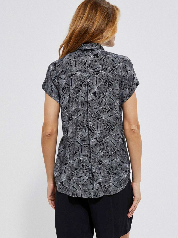 Moodo Bluse mit Rüschenärmeln Moodo