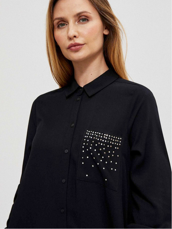 Moodo Moodo Hemd mit Verzierung