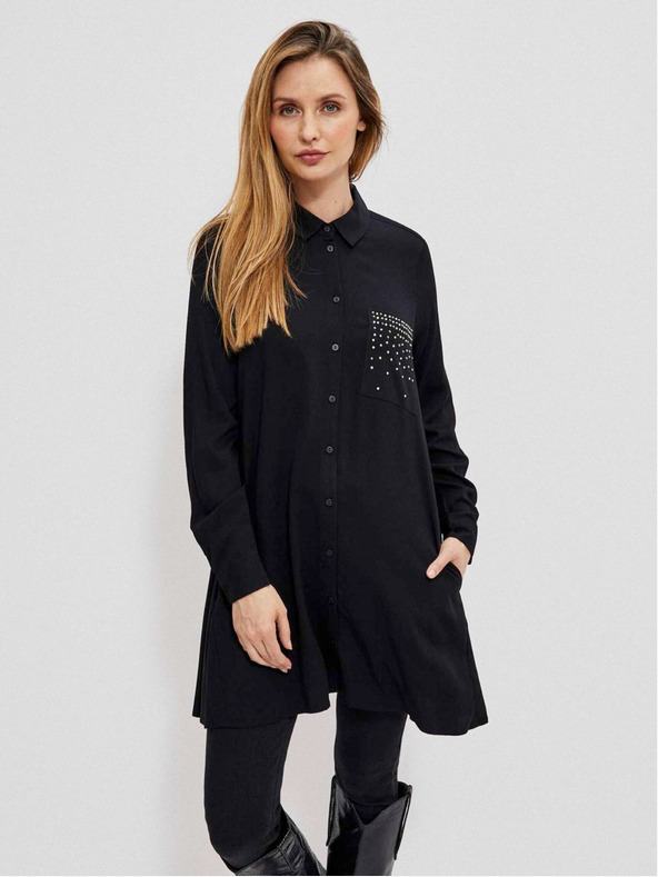 Moodo Moodo Hemd mit Verzierung