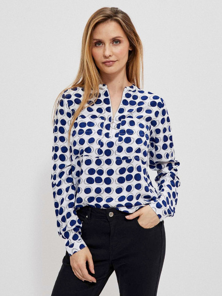 Moodo Gemusterte Bluse Moodo