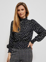 Moodo Schwarzes Damen-Strickkleid Moodo