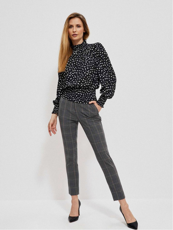 Moodo Schwarzes Damen-Strickkleid Moodo