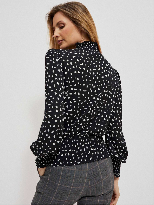 Moodo Schwarzes Damen-Strickkleid Moodo