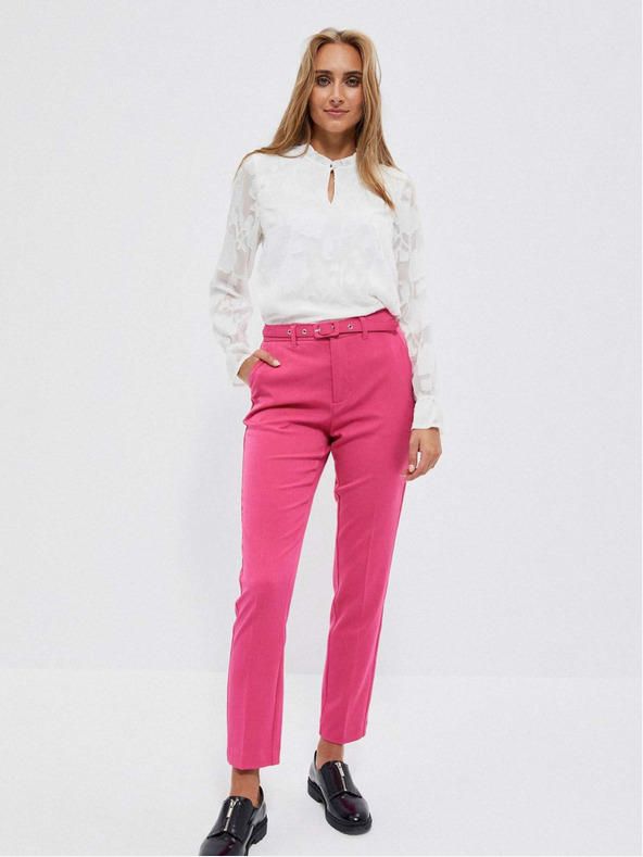 Moodo Weiß Damen Bluse Moodo