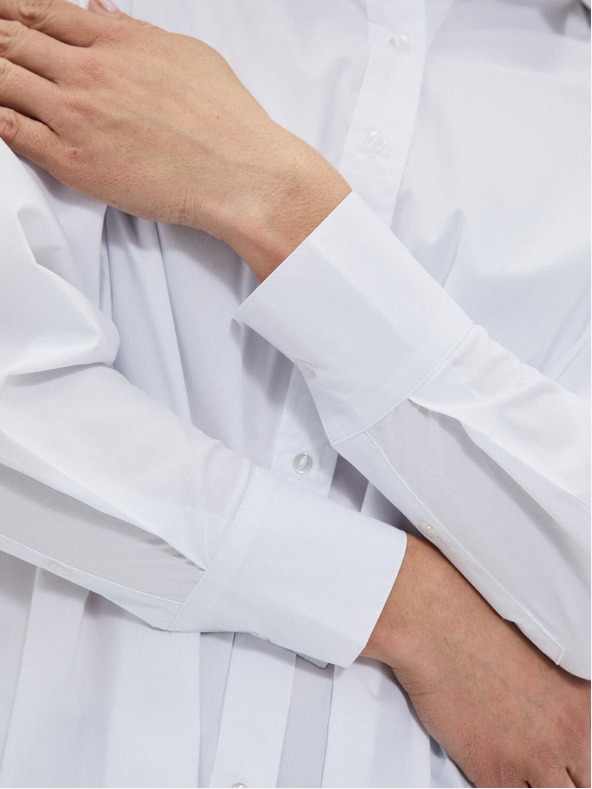 Moodo Weißes Damenhemd Moodo