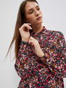 Moodo Rosa und schwarzes gemustertes Damenshirt Moodo