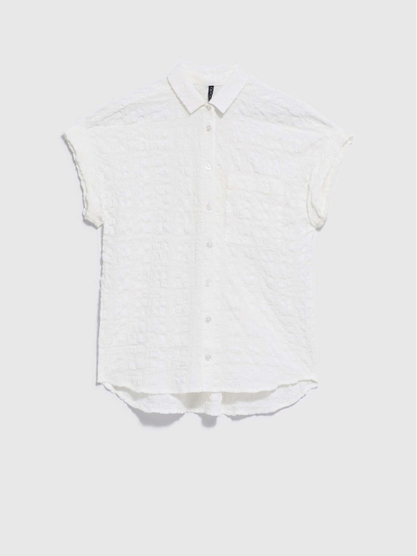 Moodo Weiß Damen Bluse Moodo