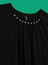 Moodo Schwarze Damenbluse Moodo