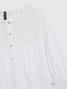 Moodo Weiß Damen Bluse Moodo