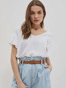 Moodo Weiß Damen Bluse Moodo