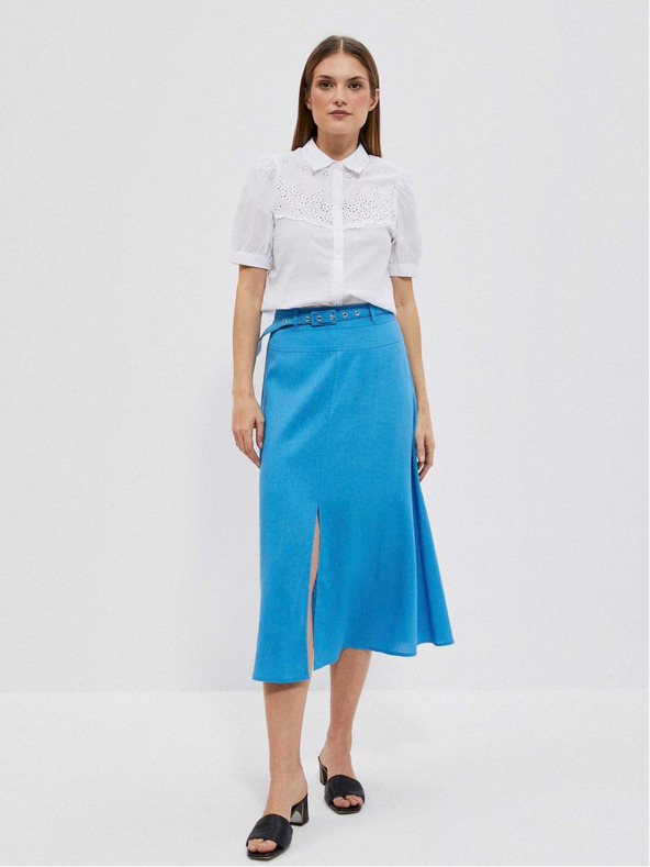 Moodo Weiß Damen Bluse Moodo