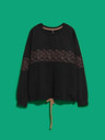 Moodo Schwarzes Damen-Sweatshirt Moodo