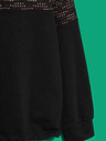 Moodo Schwarzes Damen-Sweatshirt Moodo