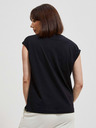 Moodo Schwarzes Damen Long Shirt Moodo