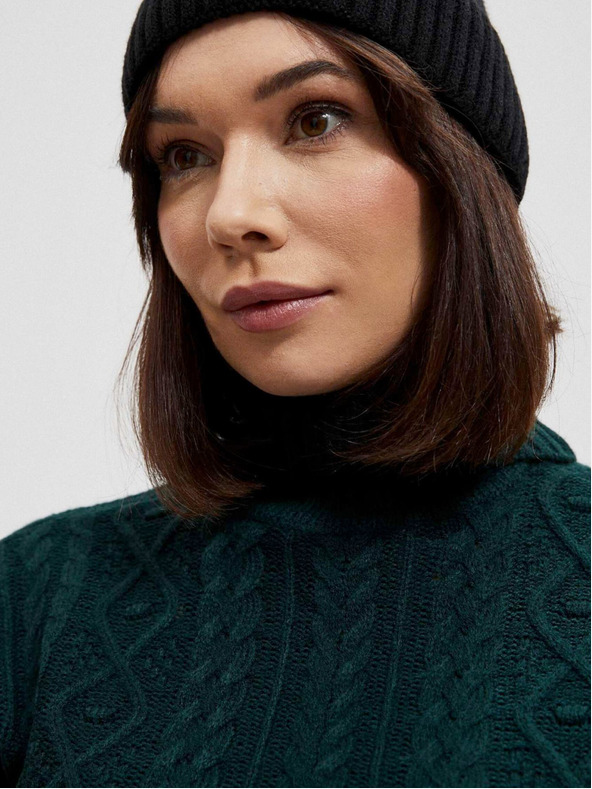 Moodo Schwarze Damenmütze Moodo