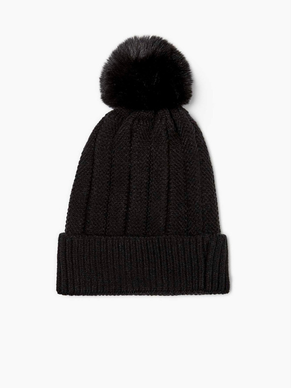 Moodo Schwarze Damenmütze Moodo