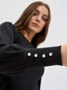 Moodo Schwarze Damenbluse Moodo