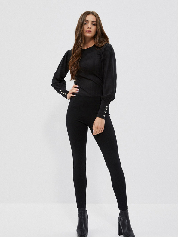 Moodo Schwarze Damenbluse Moodo