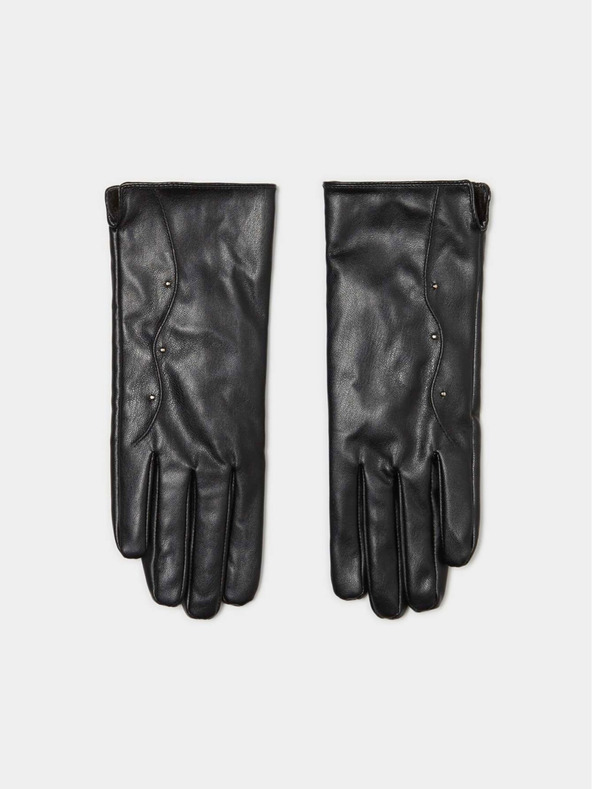 Moodo Schwarze Damenhandschuhe Moodo