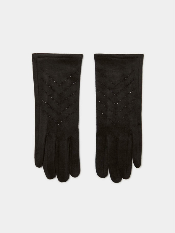 Moodo Schwarze Damenhandschuhe Moodo
