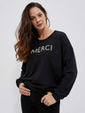Moodo Schwarzes Damen-Sweatshirt Moodo
