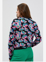 Moodo Schwarzer bedruckter Damen-Bomber Moodo