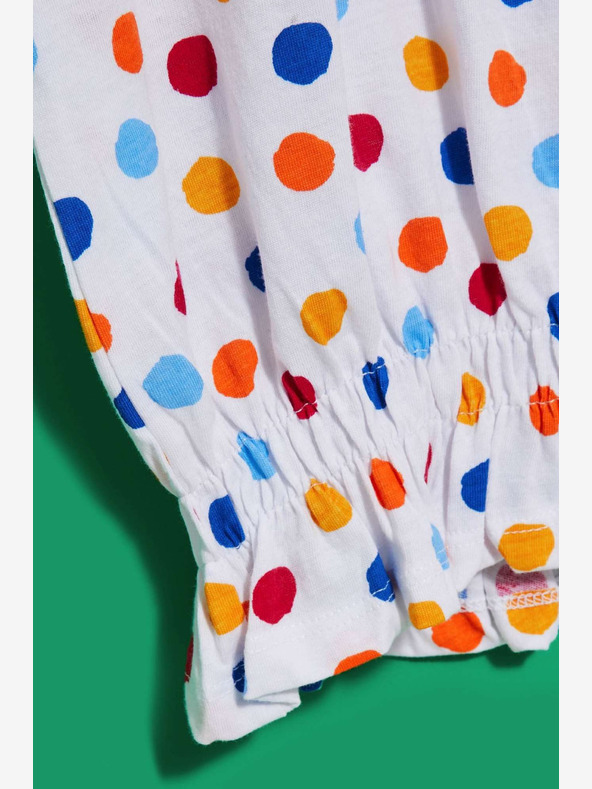 Moodo Weißes gemustertes Damen-T-Shirt Moodo