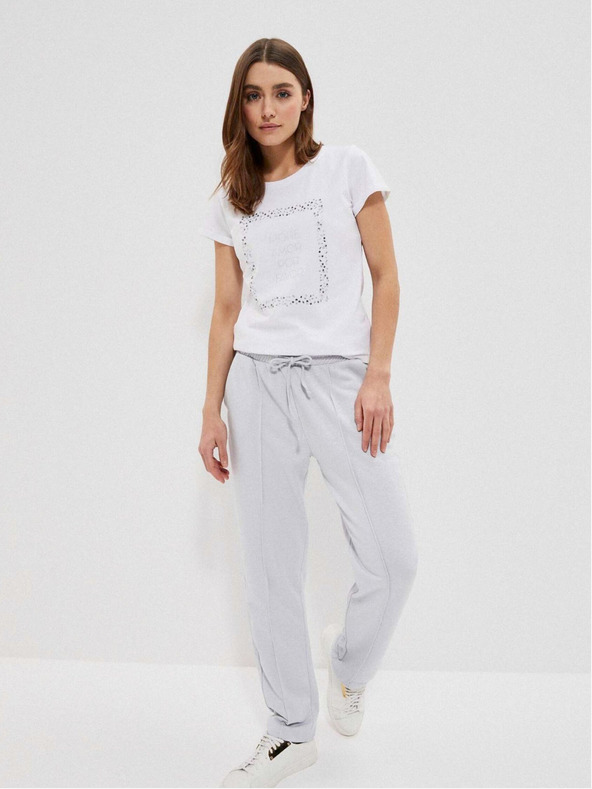 Moodo Graue Damen-Sweatpants Moodo