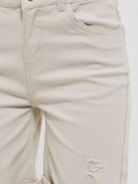 Moodo Beige Damen Shorts Moodo