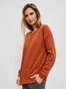 Moodo Moodo orangefarbenes Damen-Sweatshirt