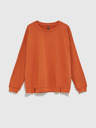 Moodo Moodo orangefarbenes Damen-Sweatshirt