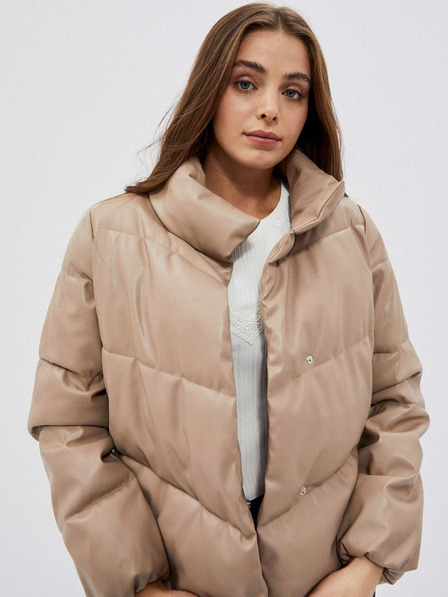 Moodo Beige Damen Steppjacke Moodo
