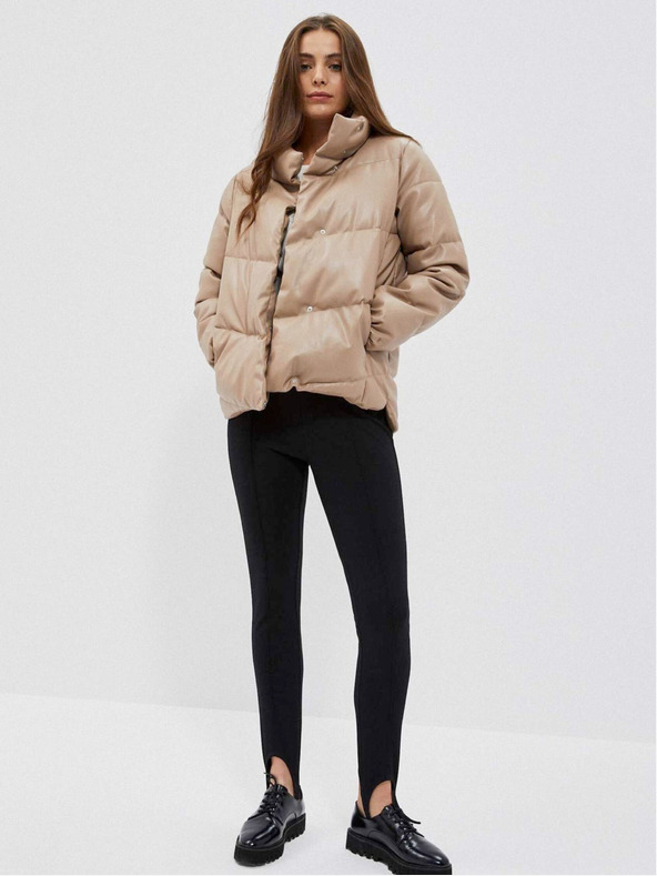 Moodo Beige Damen Steppjacke Moodo