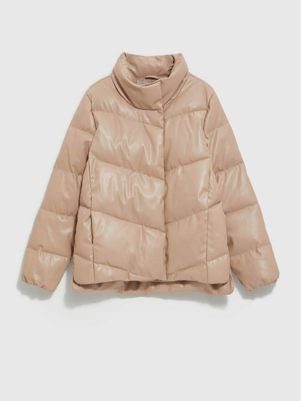 Moodo Beige Damen Steppjacke Moodo