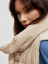 Moodo Moodo Beige Damen Steppweste