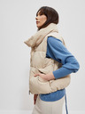Moodo Moodo Beige Damen Steppweste