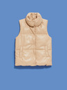 Moodo Moodo Beige Damen Steppweste
