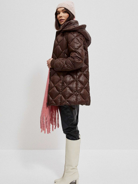 Moodo Braune Damen-Steppjacke Moodo