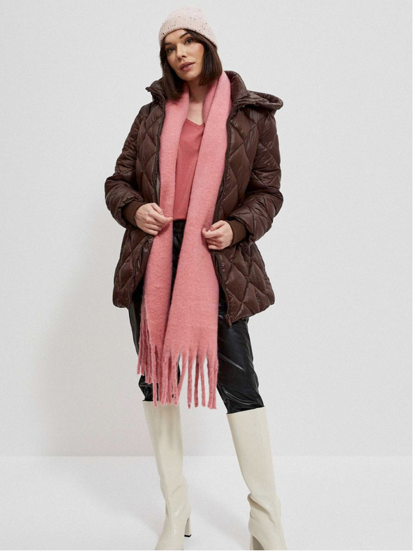 Moodo Braune Damen-Steppjacke Moodo