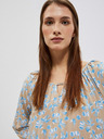 Moodo Moodo Damen Shirt mit Blumenmuster