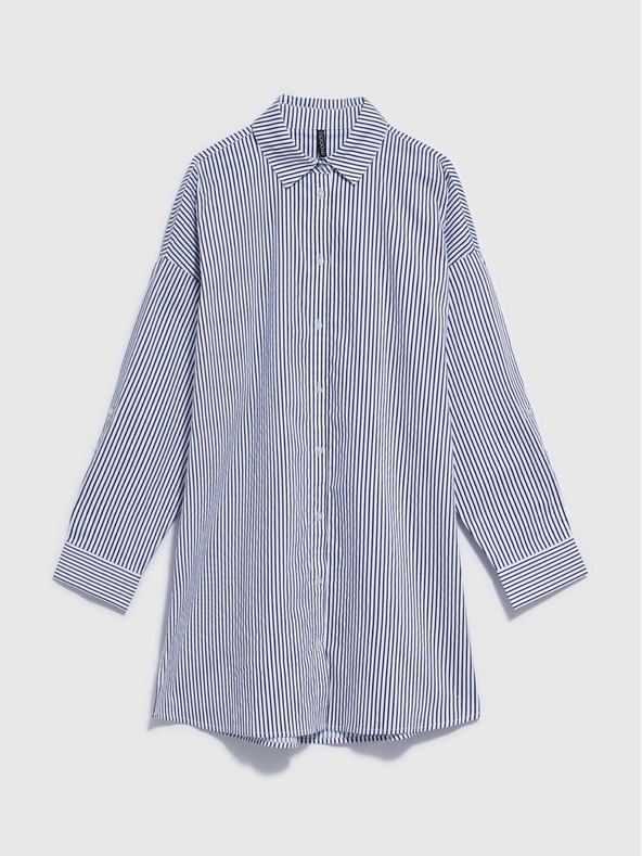 Moodo Gestreiftes Damenhemd Moodo