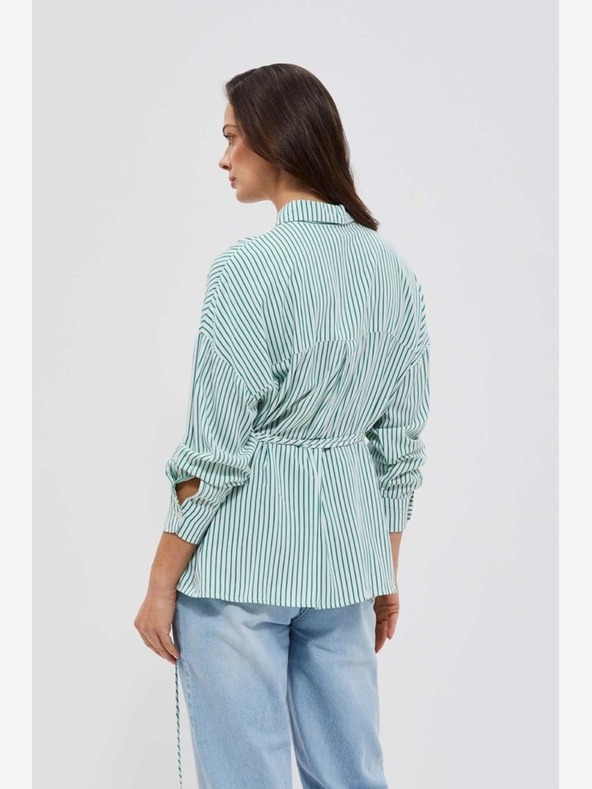 Moodo Gestreiftes Damenhemd Moodo