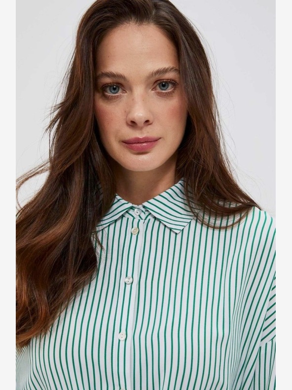 Moodo Gestreiftes Damenhemd Moodo