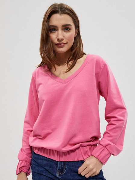 Moodo Rosa Damen Sweatshirt Moodo