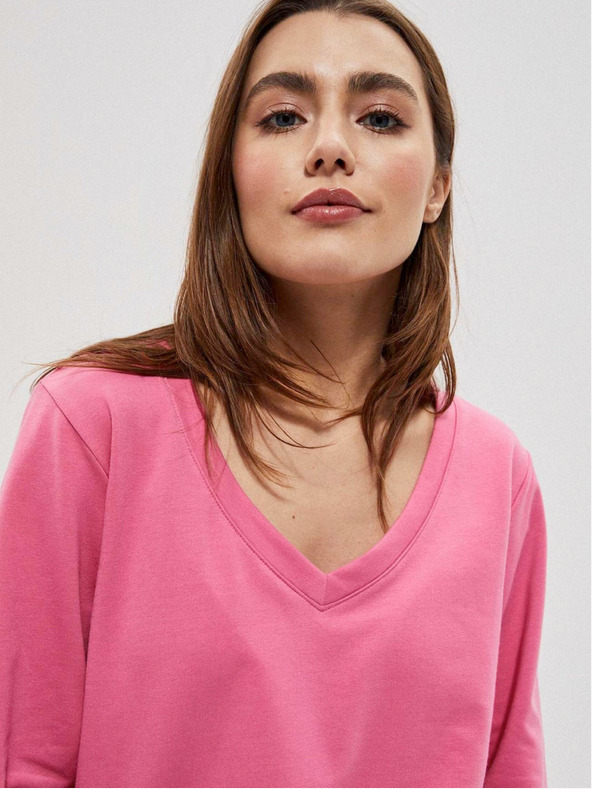 Moodo Rosa Damen Sweatshirt Moodo